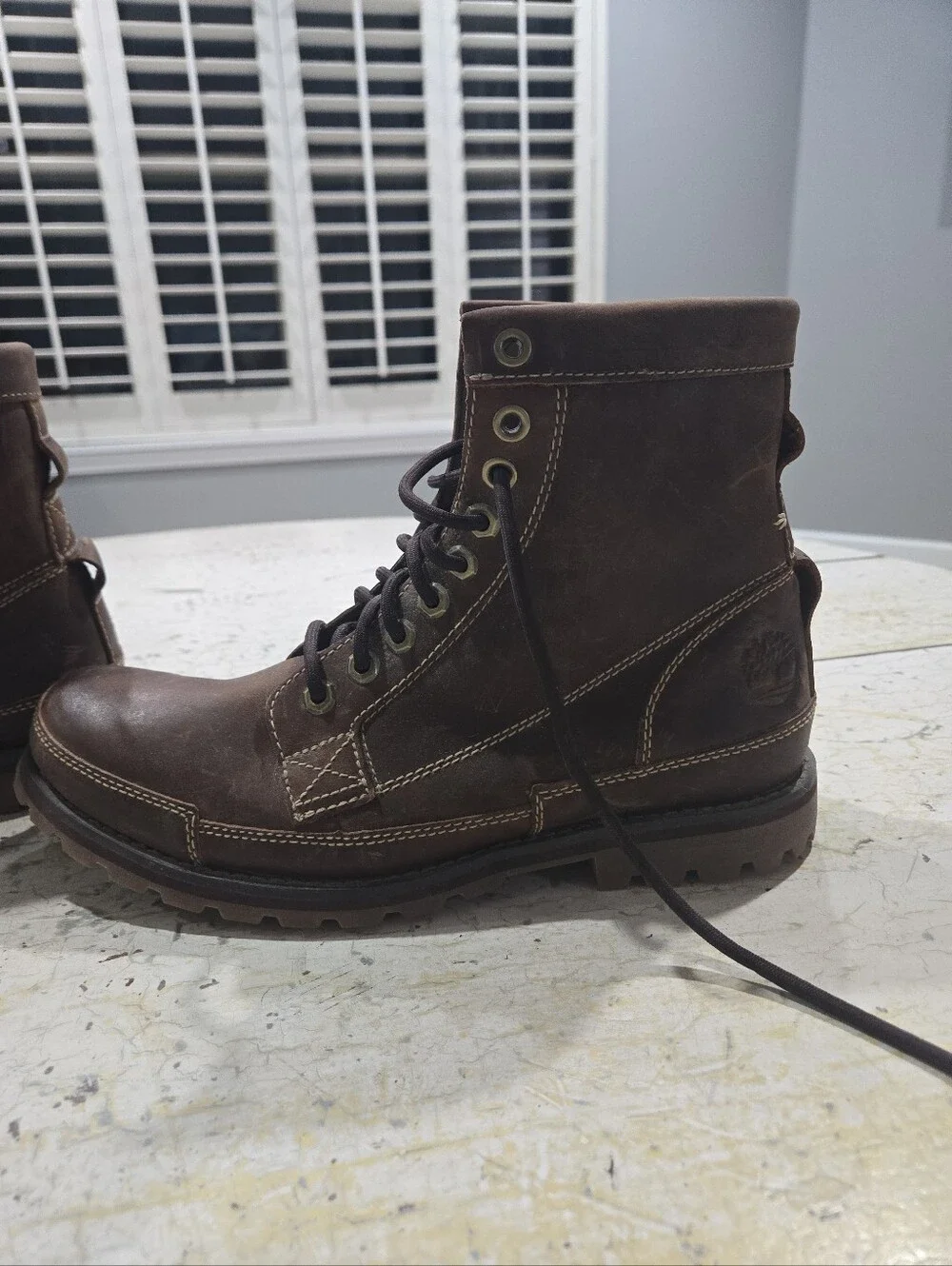 Timberland Earthkeepers Boots Men's Brown Leather Size 43-9